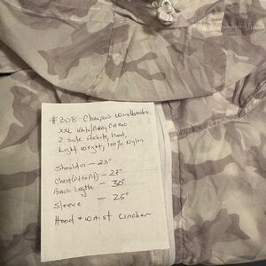 #308: Champion White Camo Windbreaker